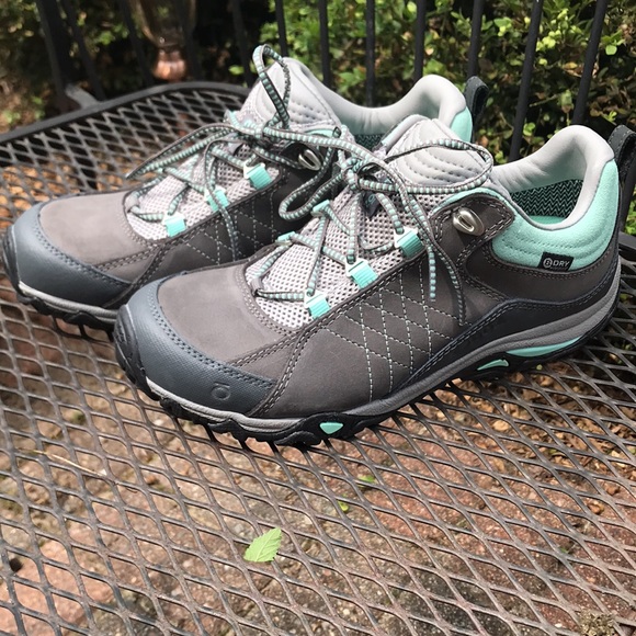 New - NWOT Oboz Women's Sapphire Low B-Dry Waterproof Hiking Shoes - Size US 7 - Picture 3 of 10